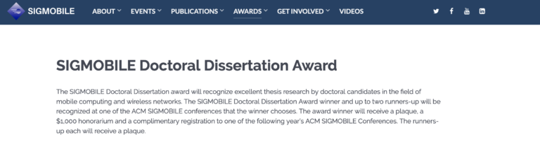 acm doctoral dissertation award 2022